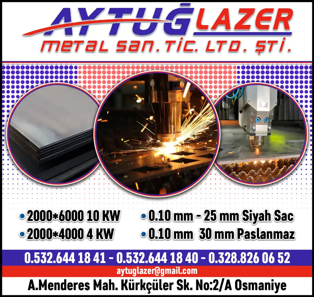Aytuğ Lazer Metal San. Tic. Ltd Şti. Osmaniye