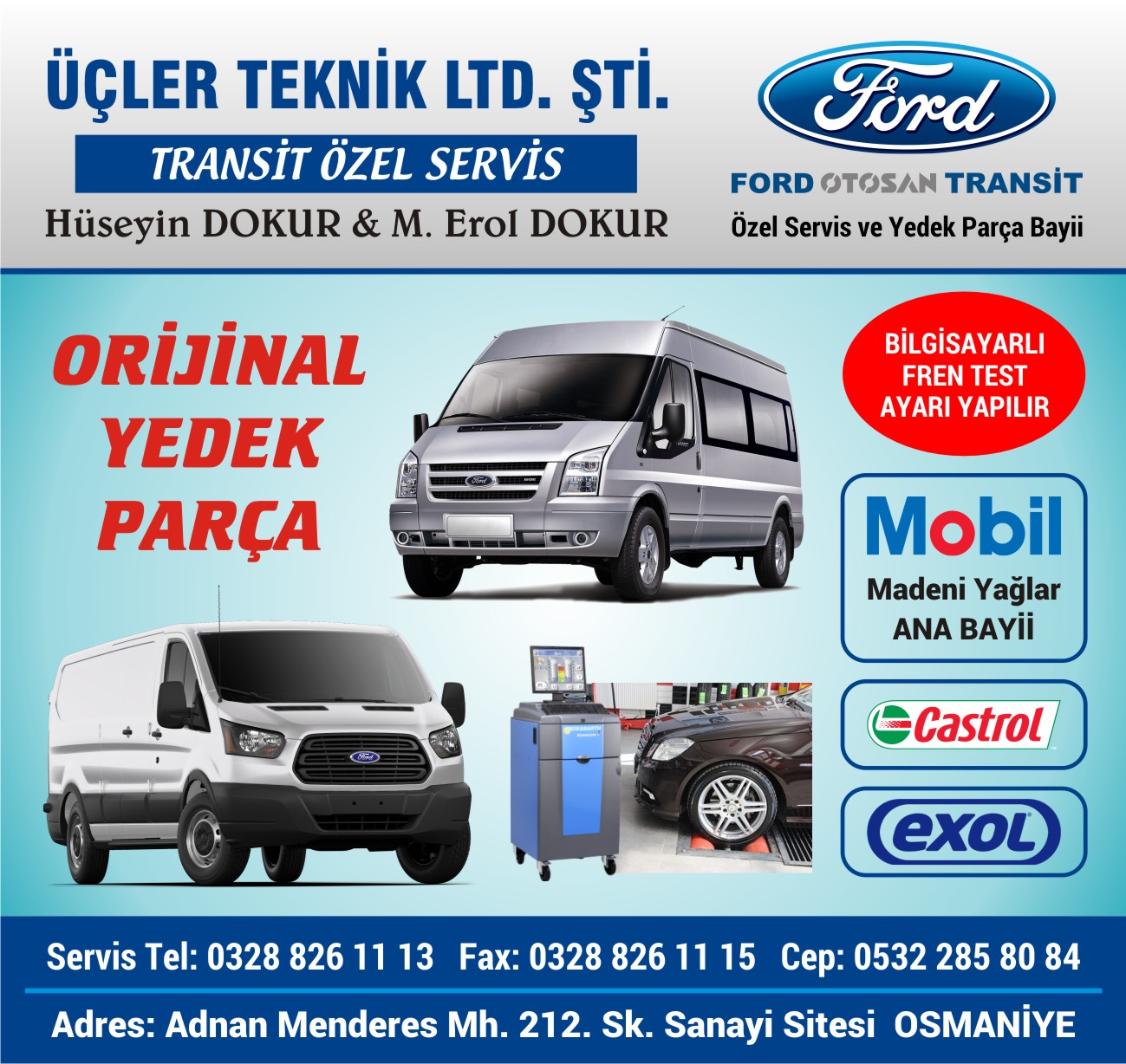 ucler-teknik-ford-otosan-transit-servis-osmaniye